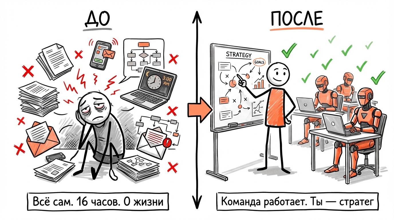 Трансформация до/после